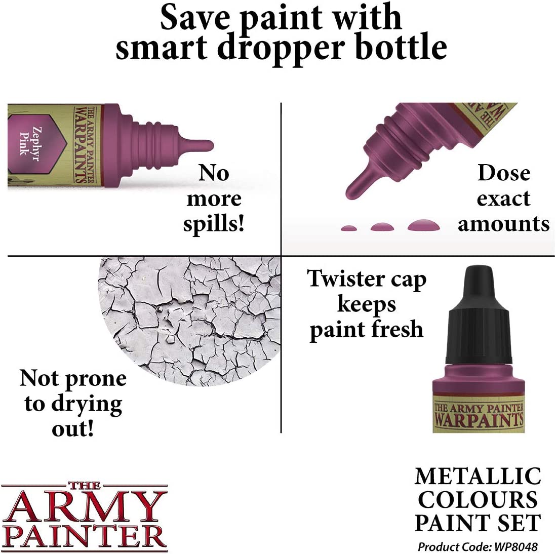 Army Painter - Paint Set - Metallic Colours Paint Set