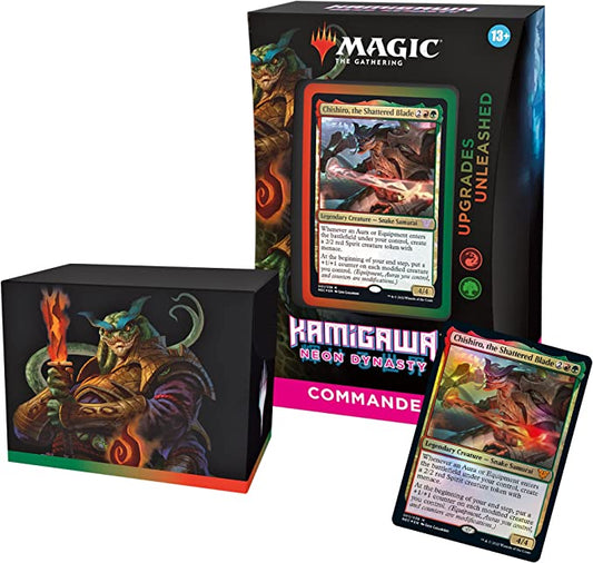 Magic: The Gathering Kamigawa Neon Dynasty Commander Deck - Upgrades Unleashed