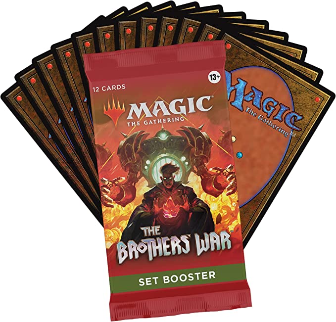 Magic: The Gathering The Brothers' War Set Booster Pack Top Shelf Collection Magic: The Gathering The Brothers' War Set Booster Pack Top Shelf Collection
