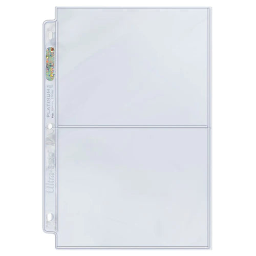 Ultra Pro - 2 Pocket Pages - Platinum - 100pk