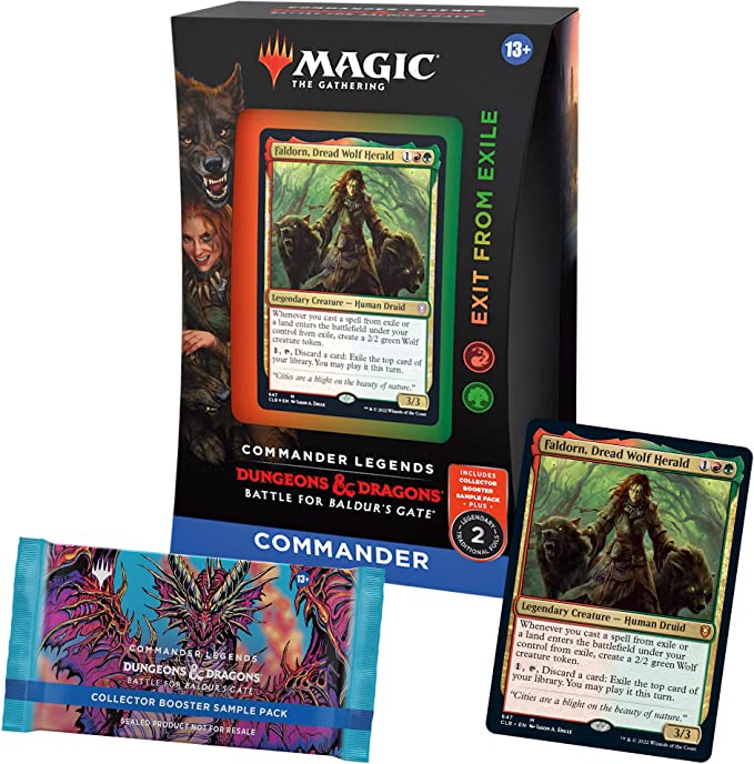 Magic: The Gathering Commander Legends: Battle for Baldur’s Gate Commander Deck – Exit from Exile