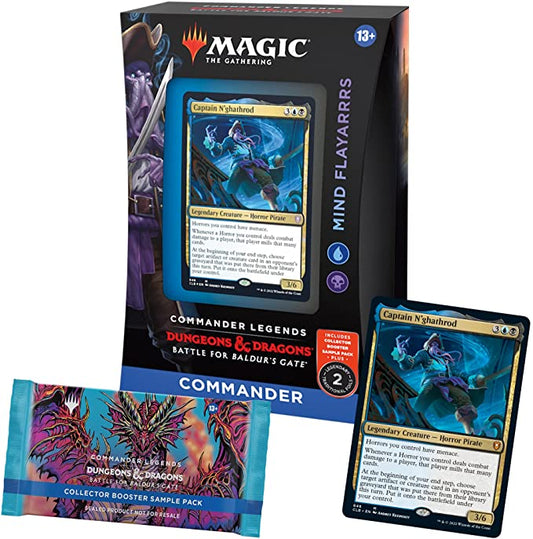 Magic: The Gathering Commander Legends: Battle for Baldur’s Gate Commander Deck – Mind Flayarrrs