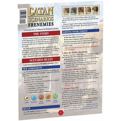 Settlers of Catan Scenario: Frenemies