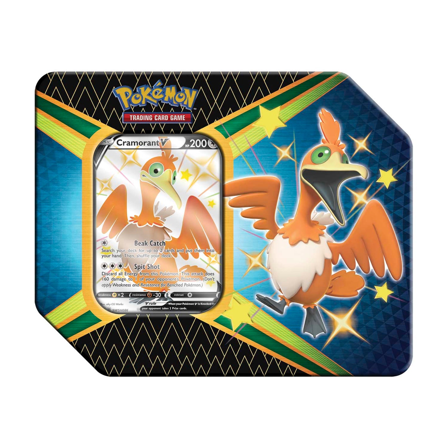 POKEMON - SHINING FATES TIN - CRAMORANT V