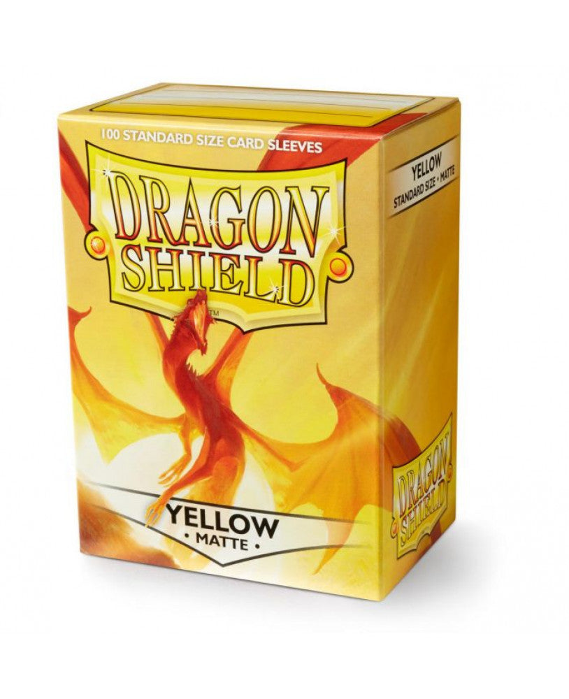 Dragon Shield - Sleeves -  Matte Yellow (100)