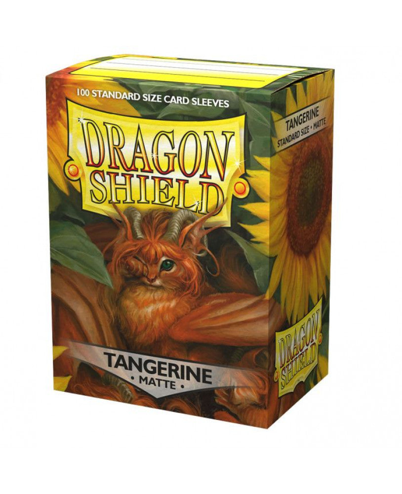 Dragon Shield - Sleeves -  Matte Tangerine (100)