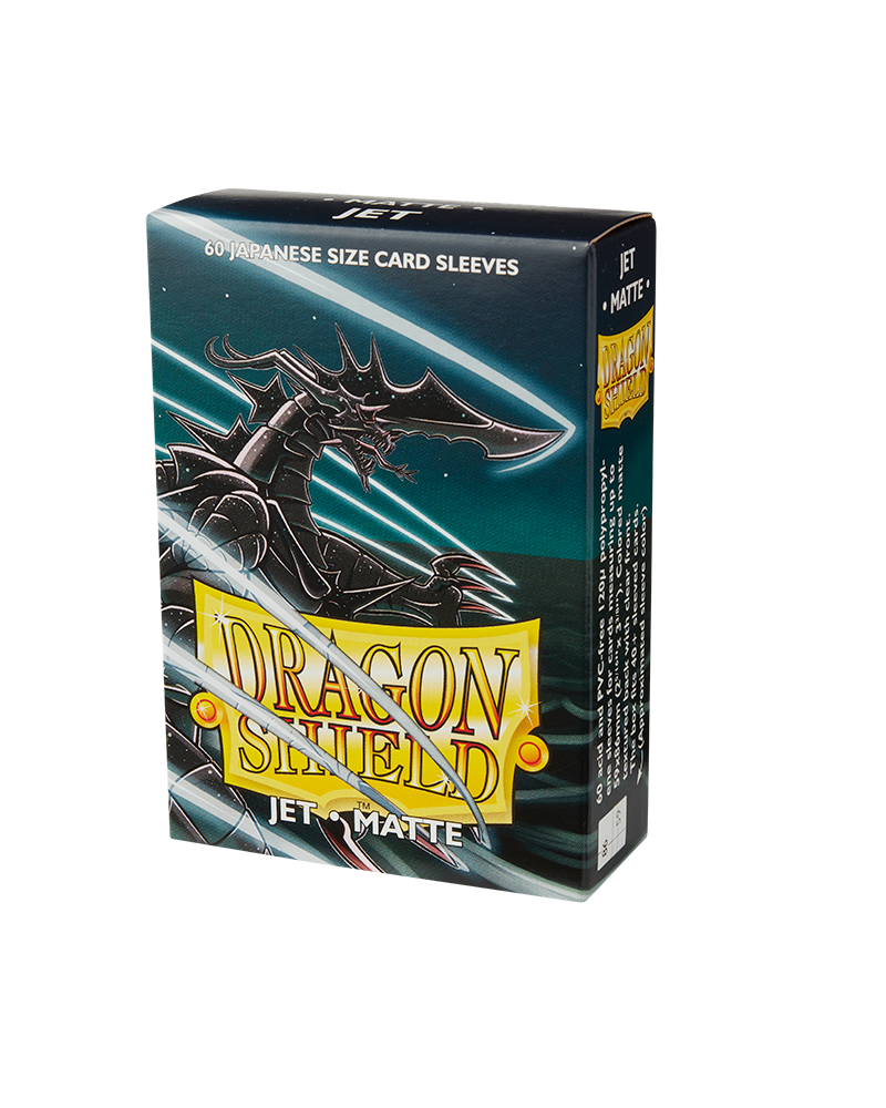 Dragon Shield - Sleeves -  Matte Jet Japanese (60)