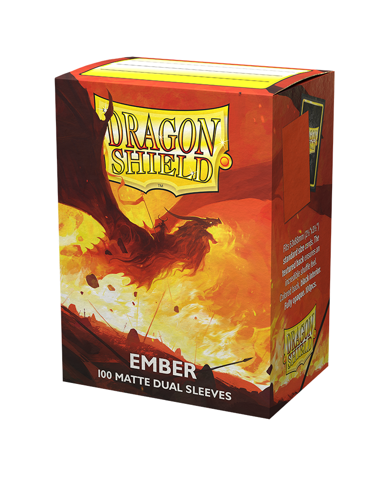 Dragon Shield - Sleeves - Matte Dual Ember (100)