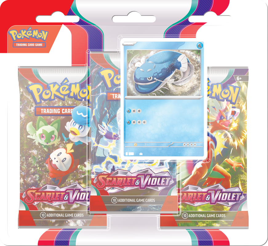 POKEMON - SCARLET & VIOLET - 3 PACK BLISTER